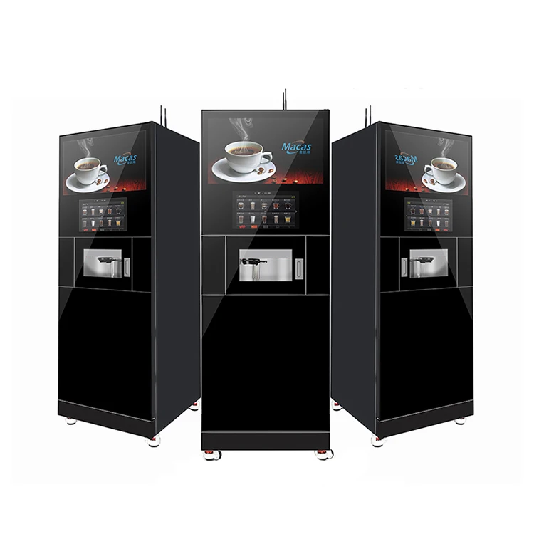 MACAS famous automatic instant coffee powder vending machine