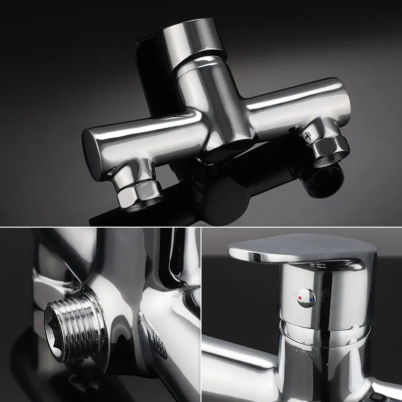 Hot Sale Nice Quality Single Lever Water Chromed Brass In Wall Bath & Shower Faucets