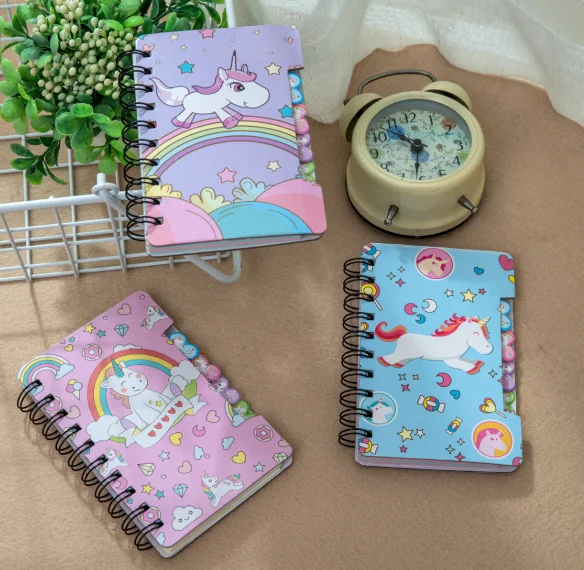 Girl Heart Notepad Unicorn Book Notebook 80k Small Fresh Coil Book
