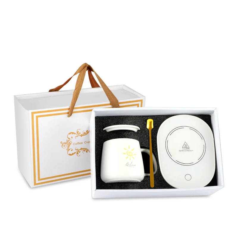 2023 Office Gadgets Innovative Cup Warmer Heating Constant Temperature Coffee Milk Drink Water Merchandising Marketing