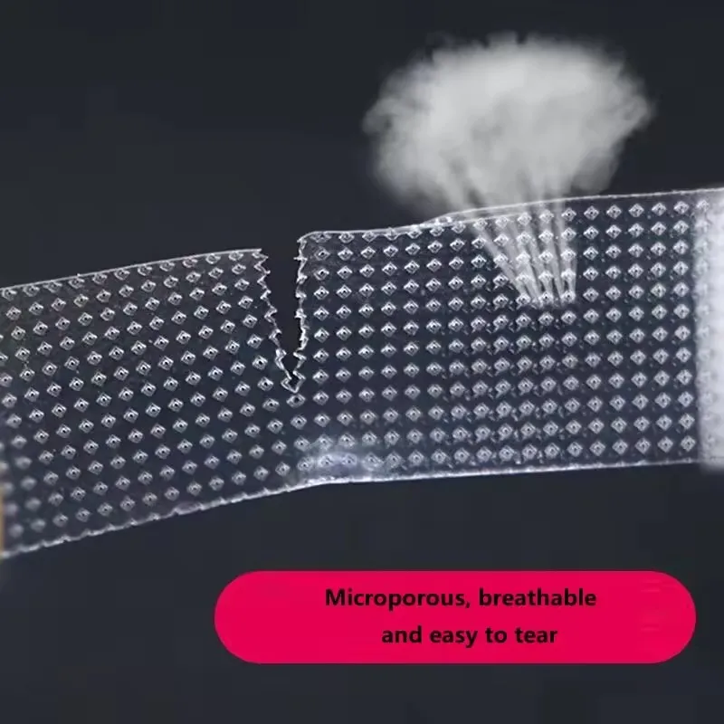 low allergy perforated tape micropore transparent PE tape medical surgical tape