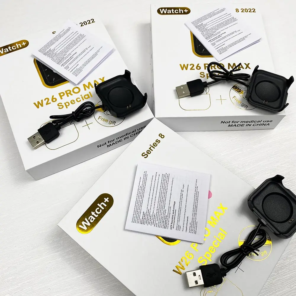 2023 New Arrival W26 pro max 1.44 inch smartwatch bluetooth earphone 2 in 1 smart watch with earbuds