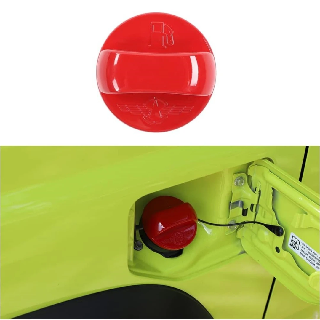 Fuel Tank Cap Gas Oil Cover Decoration Trim for Suzuki Jimny JB64 JB74 2019 2020 2021 2022 2023 Car Accessories para ABS