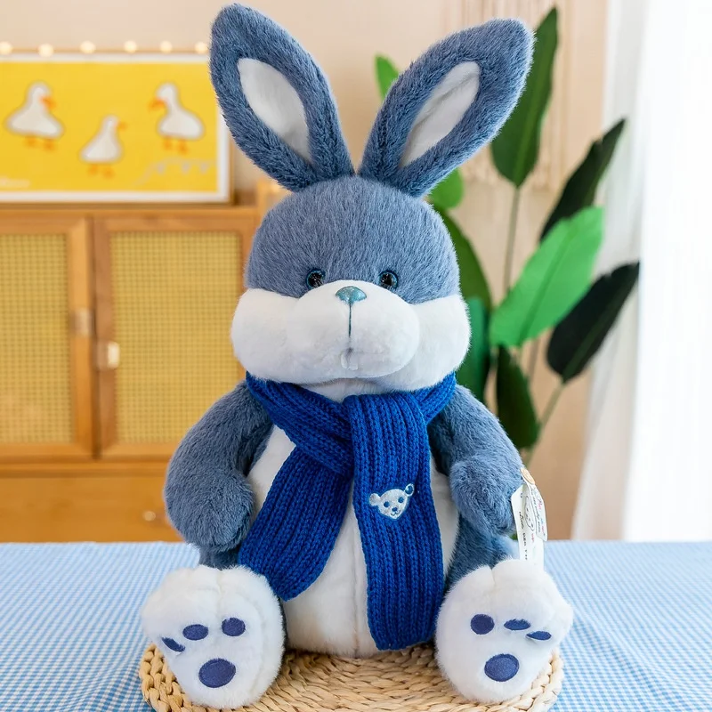 2022  23cm/35cm Children Sleeping Puppets Malt Rabbit Stuffed Plush Toy Doll Cute Cartoon Rabbit Pillow