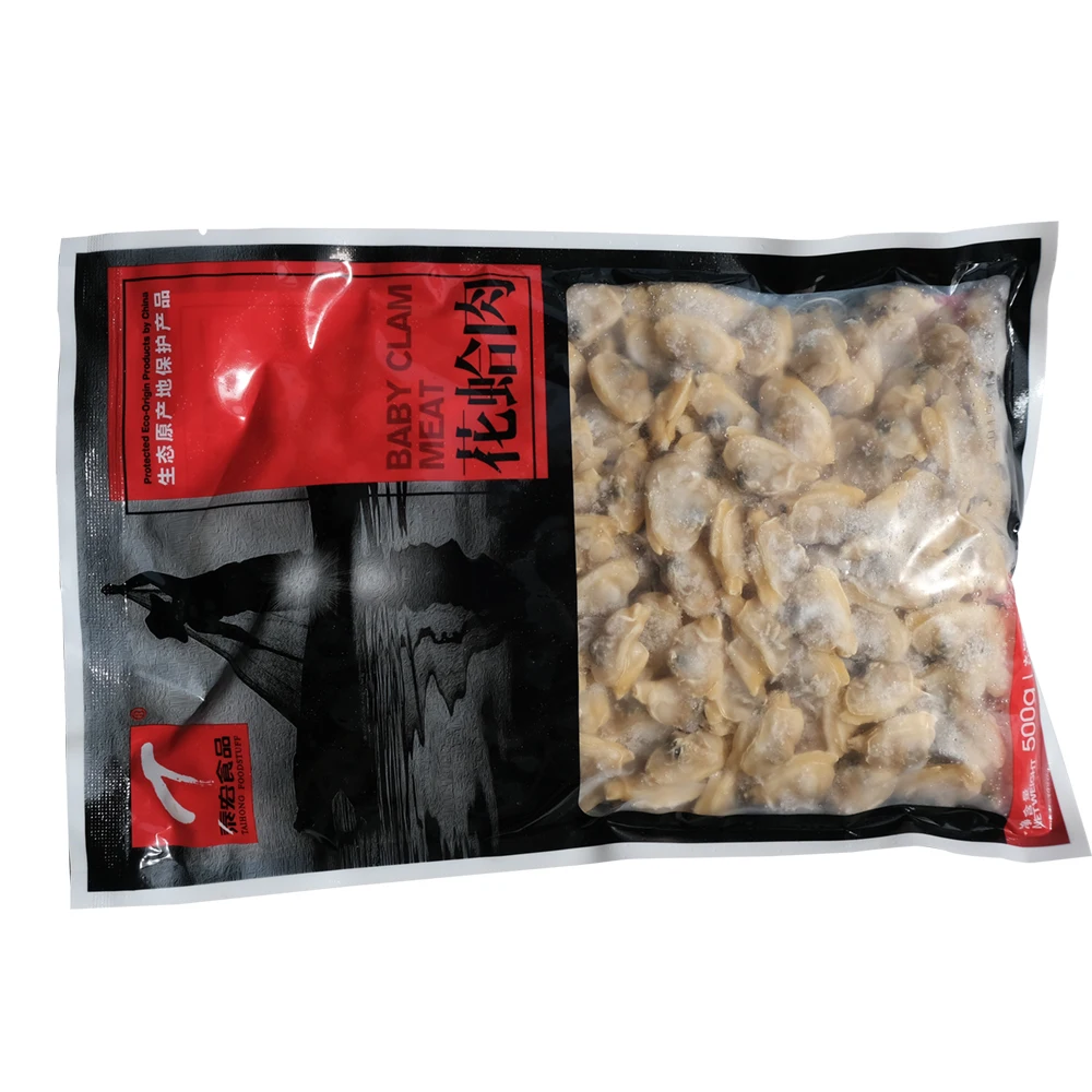 Factory exports seafood packaging Good Tasty vacuum package baby clam meat