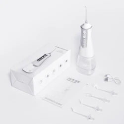 Drop shipping Oral Care Nozzle Cordless Usb Irrigador H2Ofloss Pick Teeth Cleaner Floss Water Dental Flosser