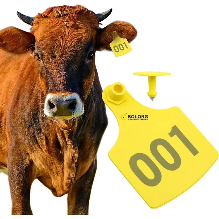 Cattle Ear Tag Printing Machines Sheep Applicator Gps Cattle Tracking System Ear Tags for Cattle