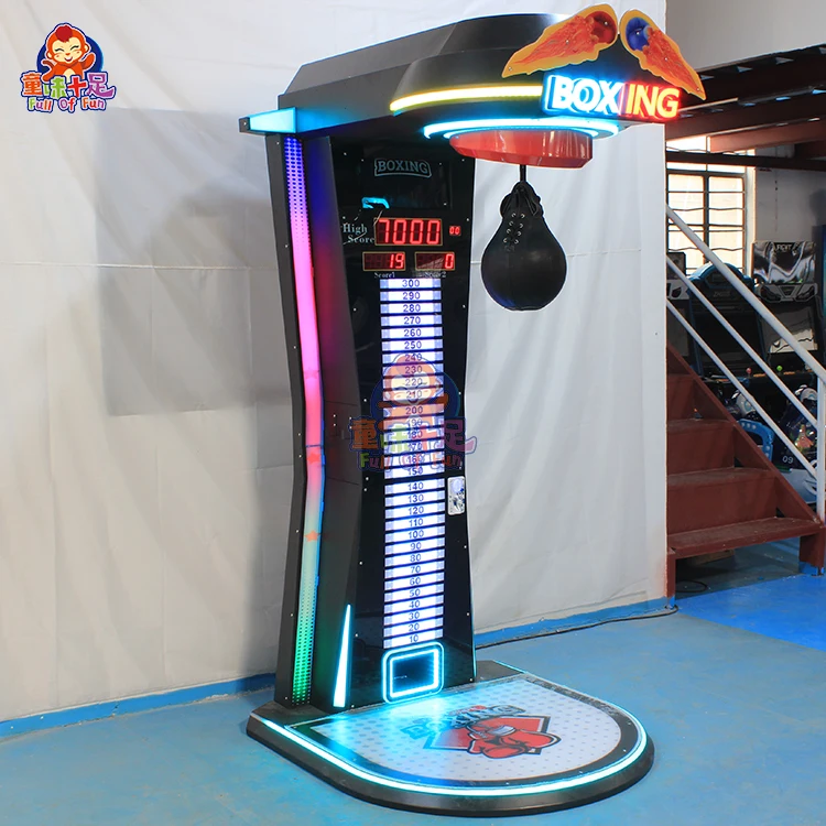 Street Coin Operated Amusement Arcade Boxer Machine Boxing Machine Ultimate Big Punch Machine
