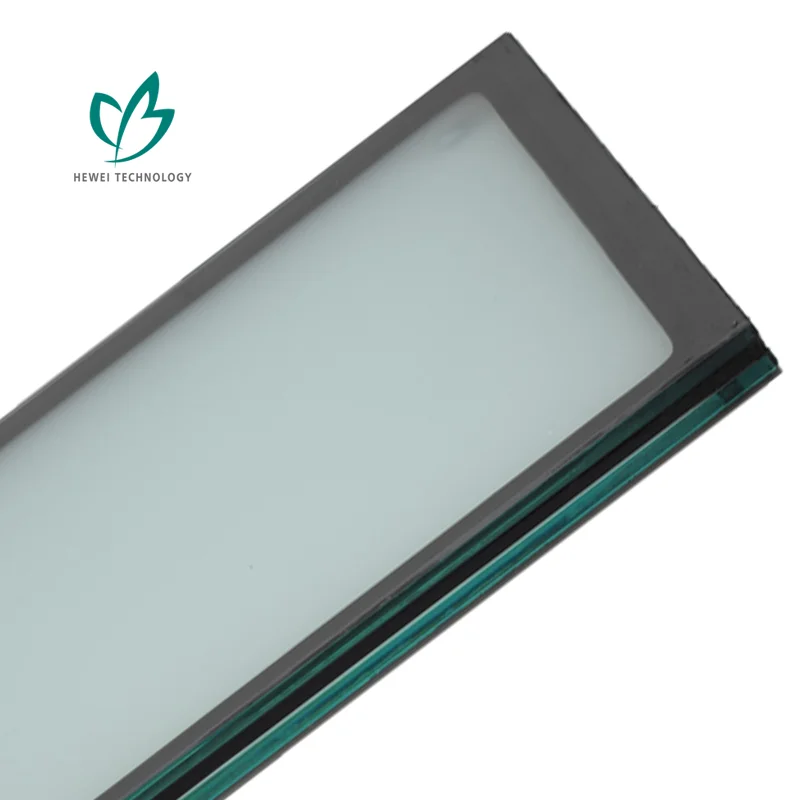 
HEWEI Energy Saving Sun Shading Building Glass smart film glass tempered wall glass unbreakable Smart window panel 