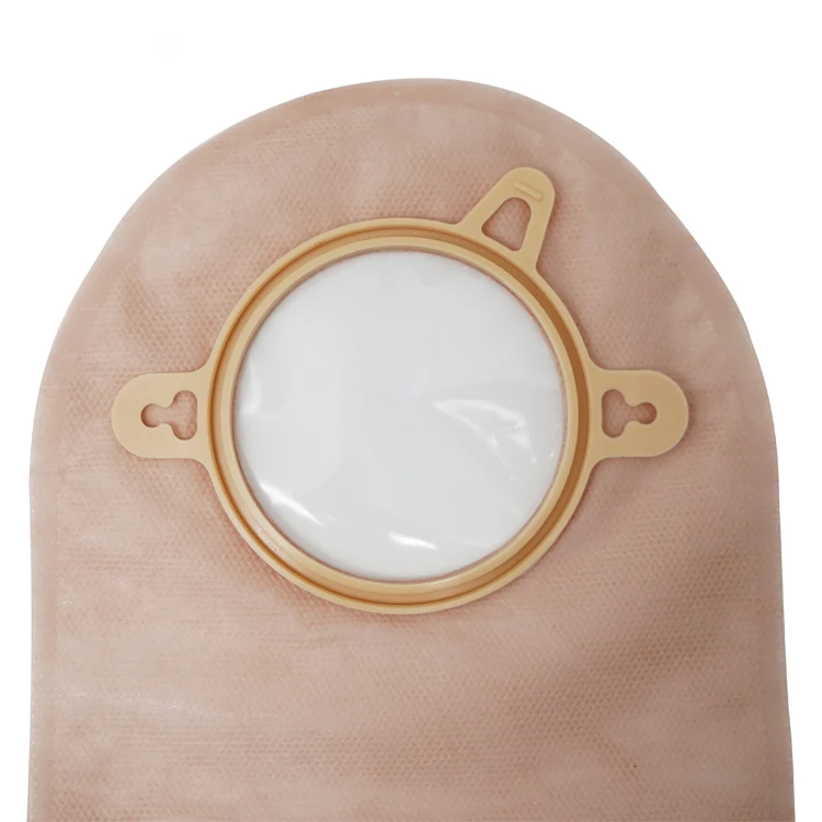 Stoma care two piece closed colostomy bag good adhesive match hydrocolloid Ostomy Supplies
