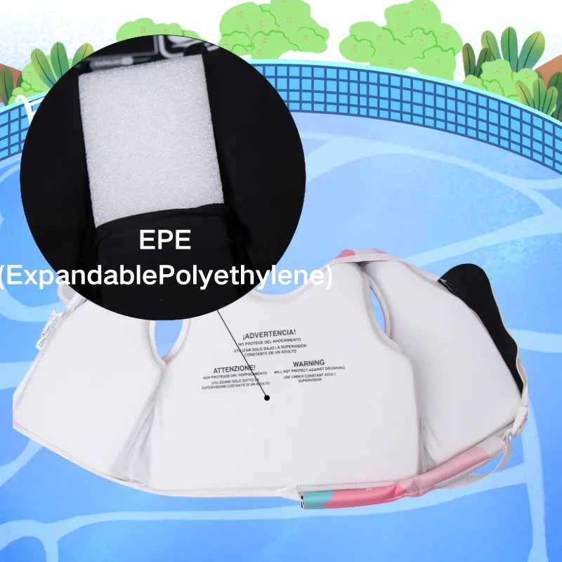 Factory wholesale kids swim vest kids life jacket Swim trainer vest