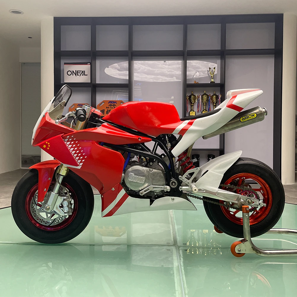 MinFF Minigp Новый 150cc 160cc Mini Moto GP бензиновый мотоцикл W150-G двигатель 4-тактный мини-уличный велосипед