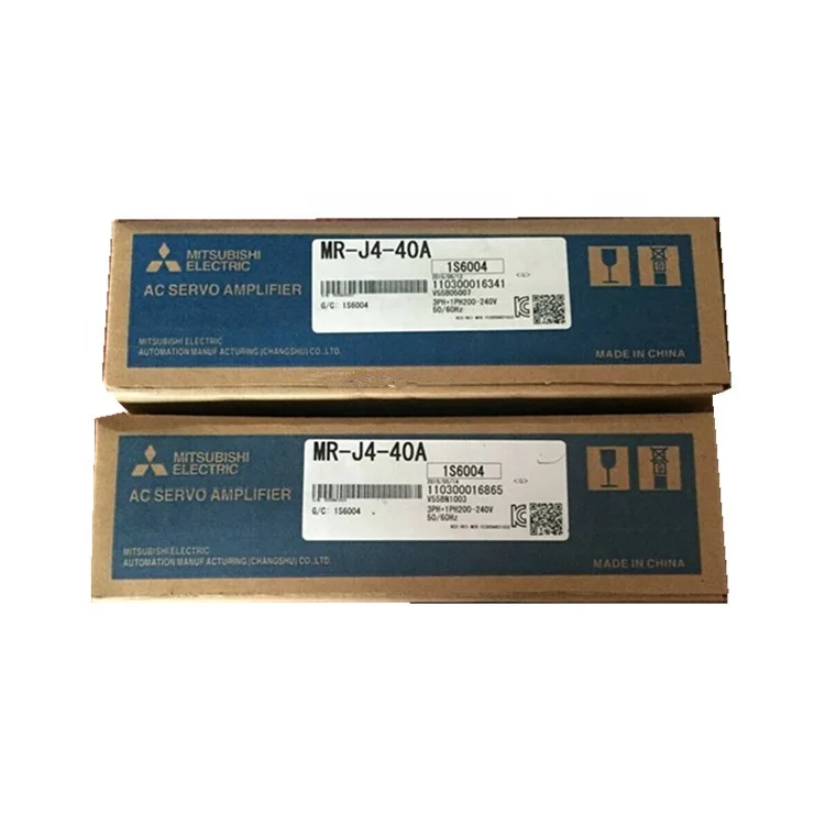 Original industrial control servo drive amplifier MR-J4-40A