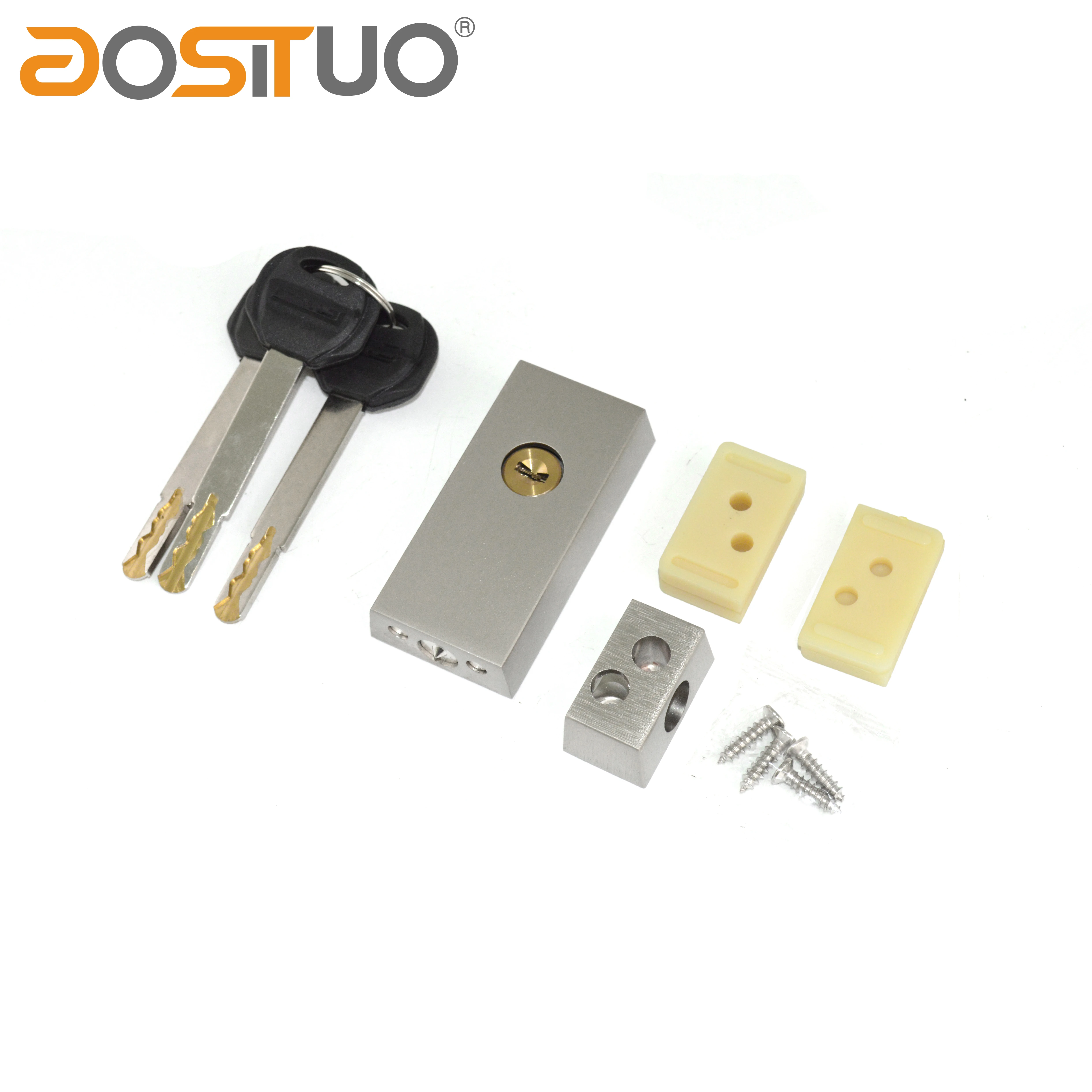 Small size sliding door dead lock hidden door lock for wooden door