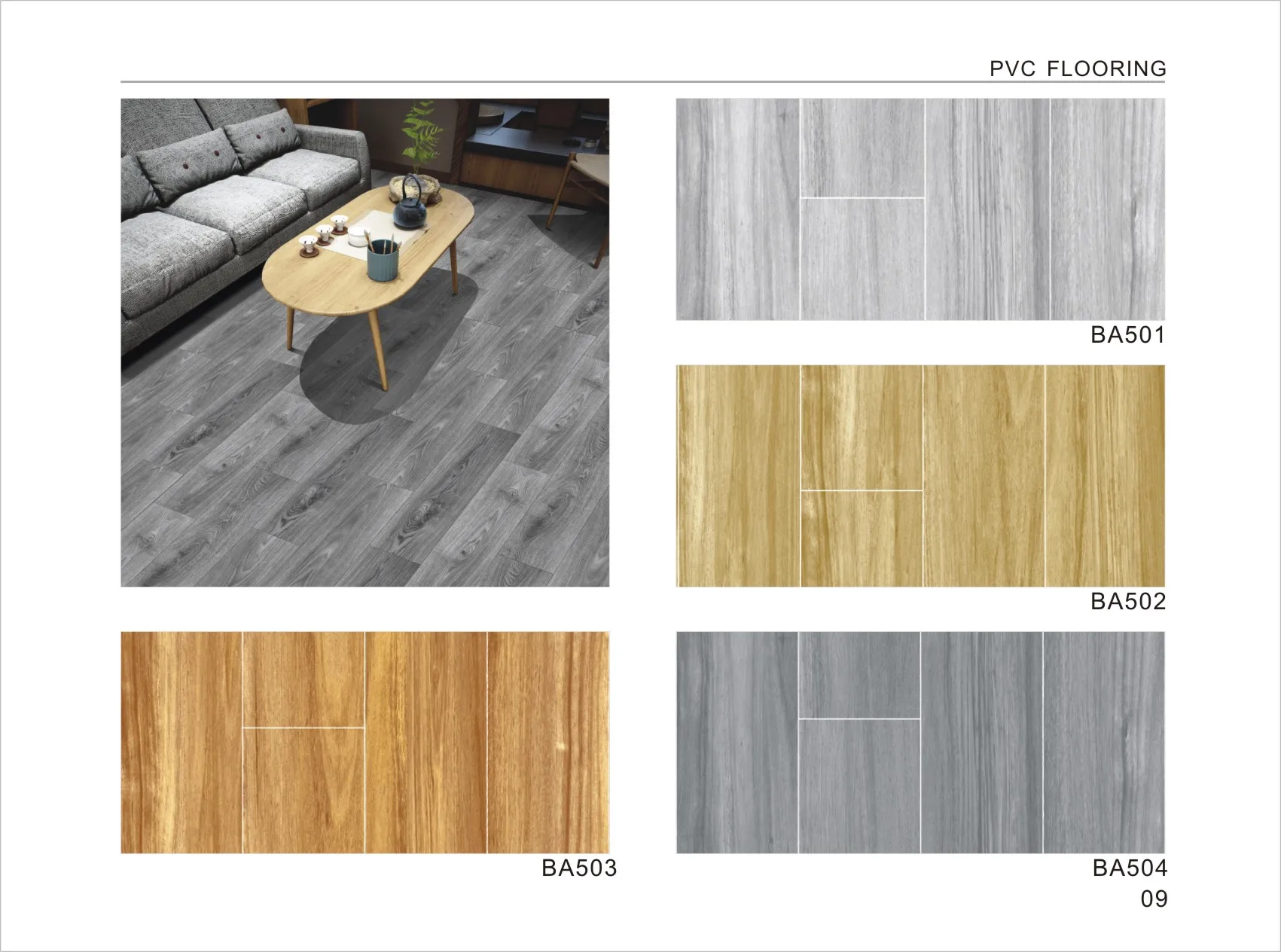 Customized Residential Plastic Flooring Carpet Roll Home Decorative Soft Vinyl Sheet Floor