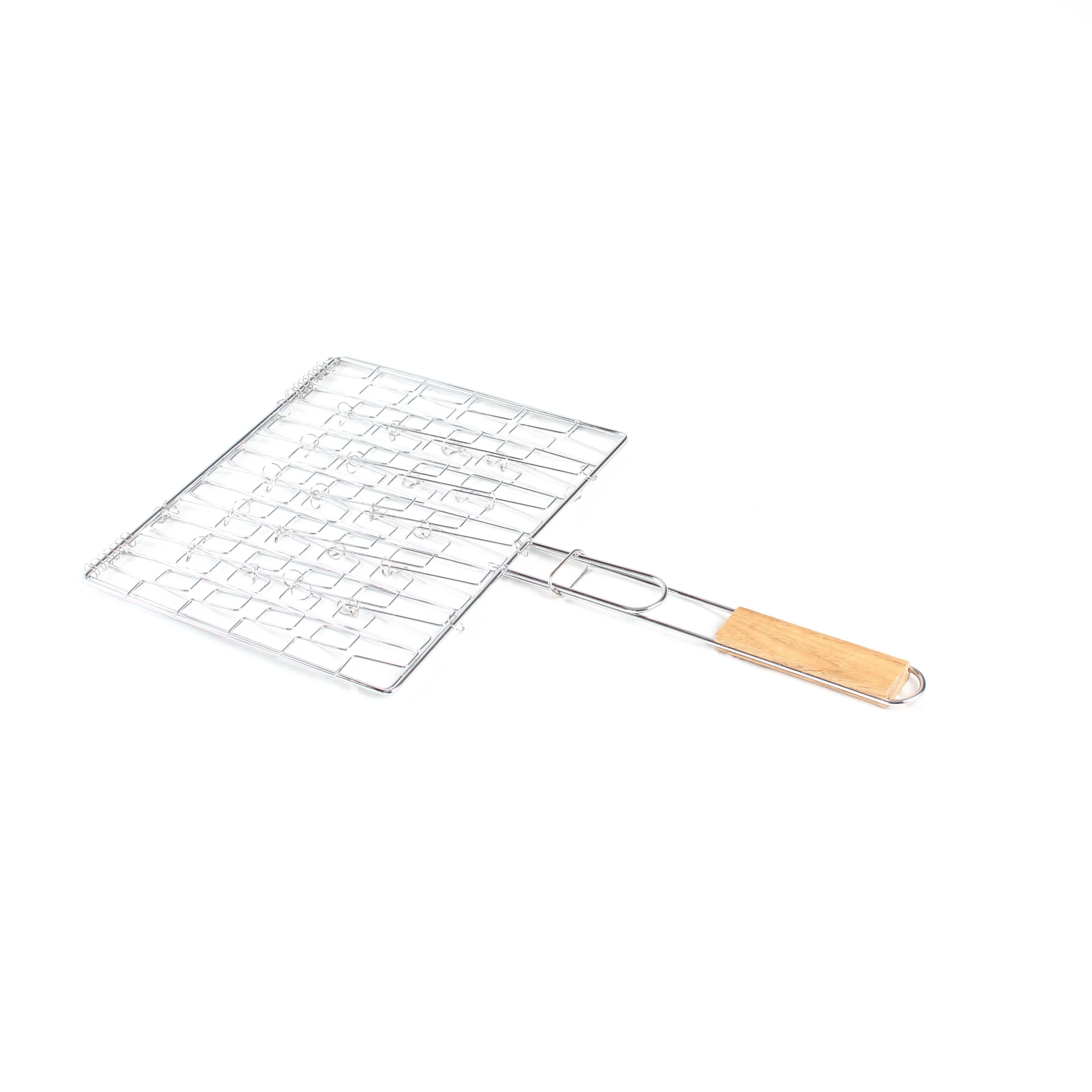 Barbecue grill basket, Barbecue wire mesh clip Basket Smoker BBQ Grill Cooking