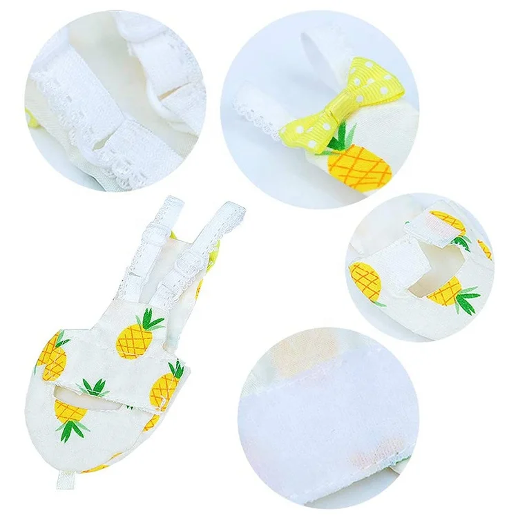 Washable Reusable Cosplay Parrot Flight Suit Bird Flying Diaper Nappy Clothes For Parakeet Cockatiel Mini Macaw Budgie Canary