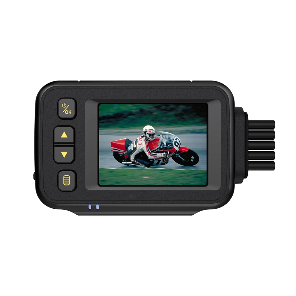 BEST4U мотоцикл камера Dash Cam 720P видеорегистратор с двумя камерами Мотоцикл Крышка для спортивных экшн-камер