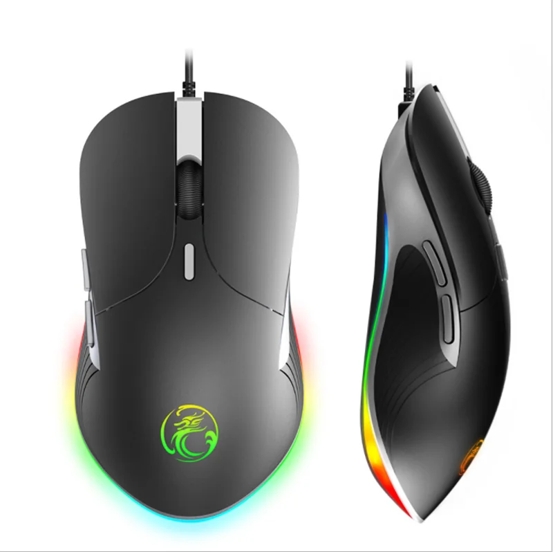 Mouse gaming mouse RGB 6400 DPL wired  6-speed DPI adjustable light gaming mouse for PC computer