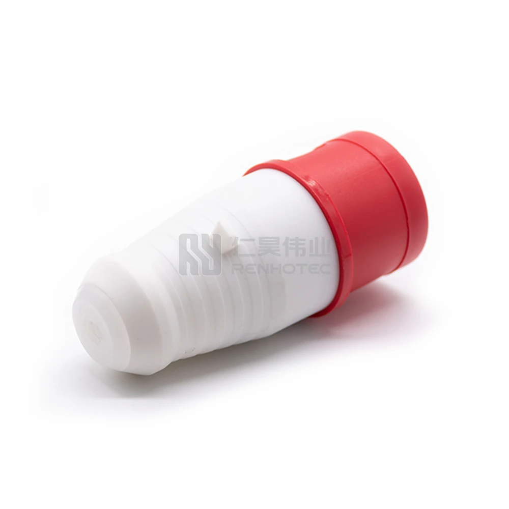 380V-415V Plastic Connector Industrial 16A-6H 3P+E Electrical Multi Pin Wire Plug