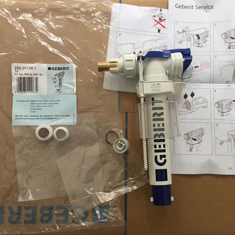
011 GEBERIT Typ380 GEBERIT Australian Standard Watermark cUPC side connection Inlet Valve for toilet cistern 