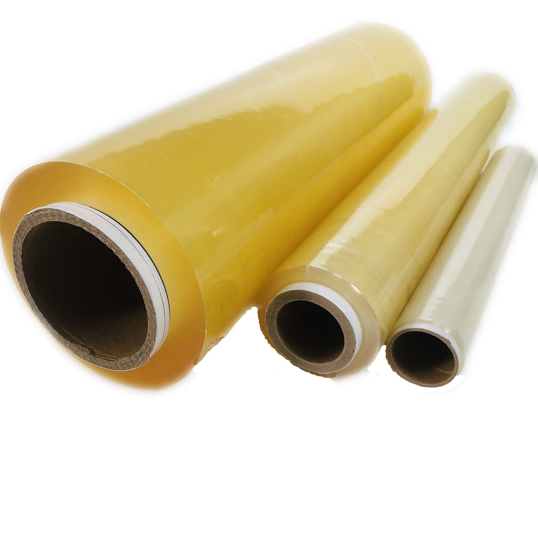Supermarket Grade 11 Micron Casting PVC Cling Film Food Grade Plastic Roll Film for Packaging Good Cling Properties