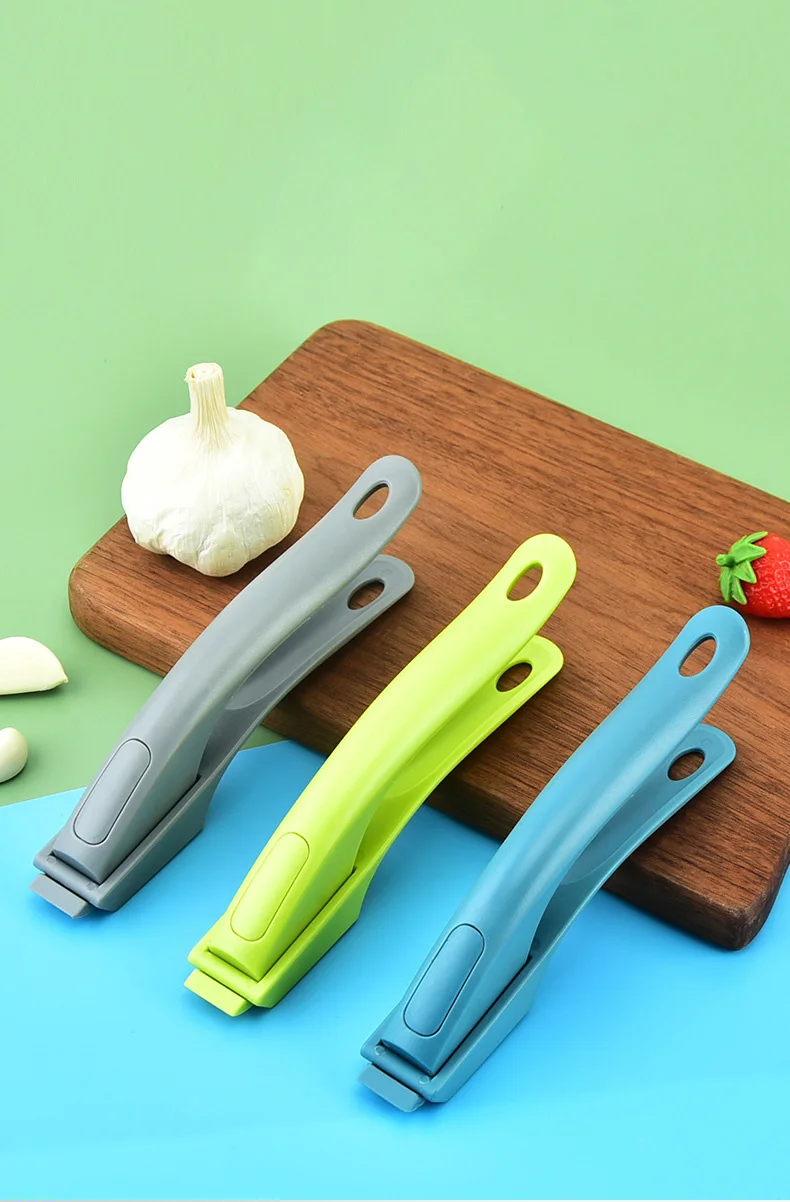 Qimeng Walmart Best Selling Products Multi-Usage Garlic Chopper Press Peeler Slicer Best Quality Garlic Press