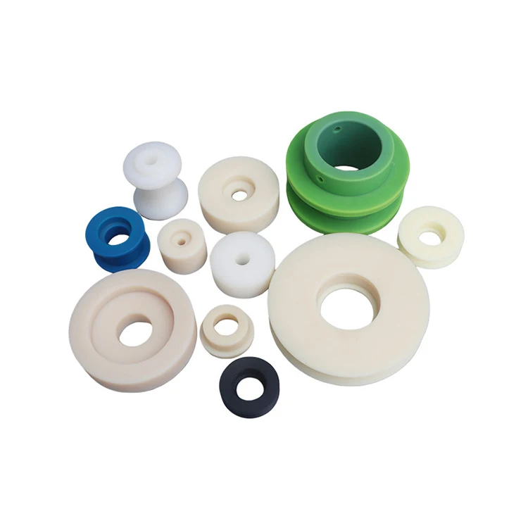Thick Bushing Colored Silicone Rubber Bushing Custom Precision Machining Parts Nylon Plastic