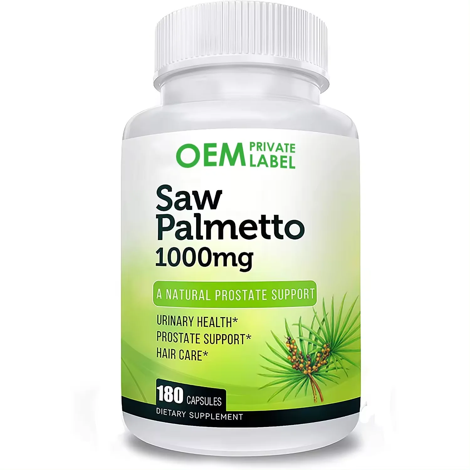 Biocaro Private Label OEM 60 counts Men Capsule Prostate Health Prevent Hair Loss And Gluten-Free Saw Palmetto Capsules