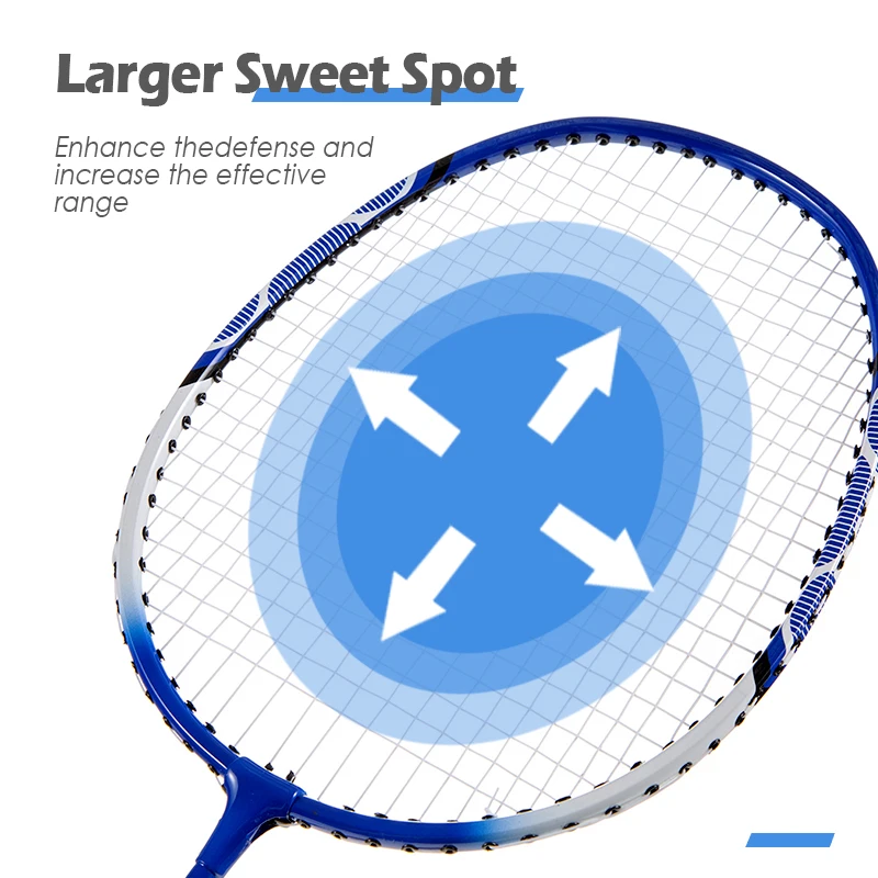 Индивидуальная дешевая цена легкая алюминиевая оригинальная Спортивная тренировочная ракетка для бадминтона и сумка