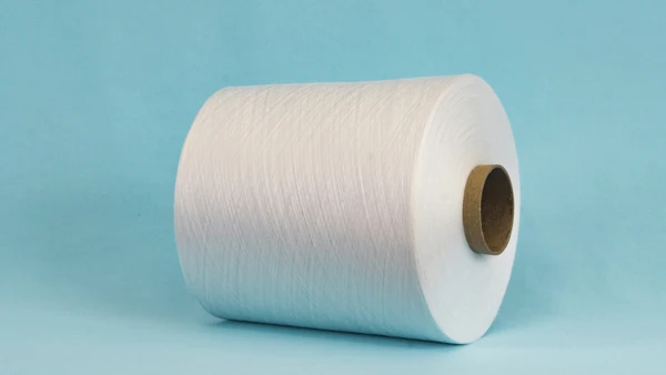 Wholesale high tenacity raw white spun polyester sewing thread 20/2 20/3 TFO for dyeing