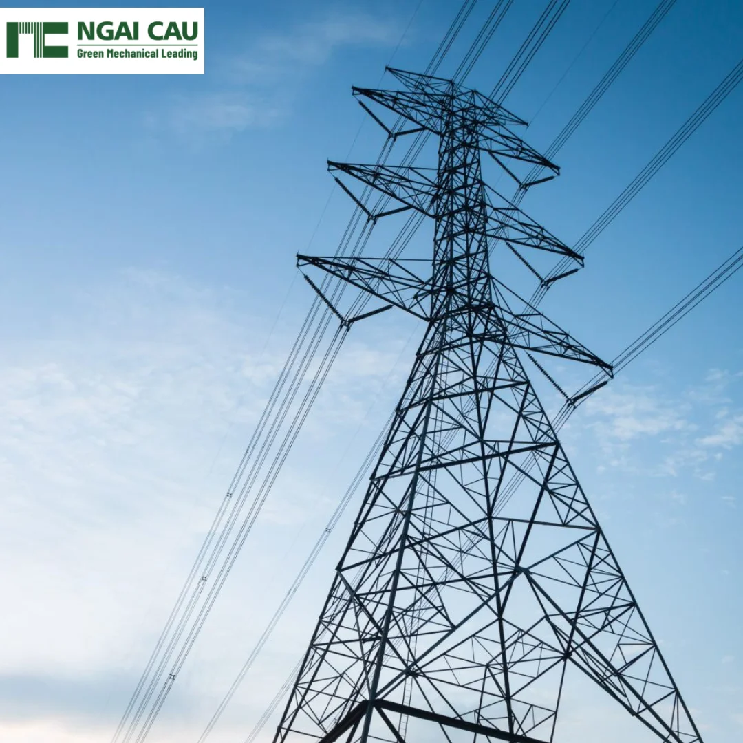 Высококачественная стальная башня с электропередачей, сделано в Вьетнаме, профессиональный дизайн и производство