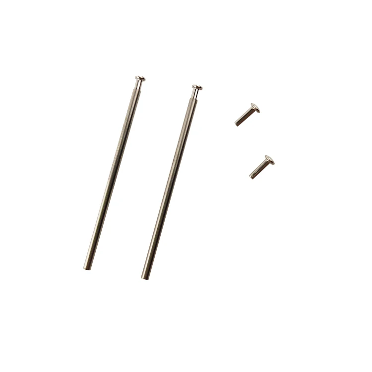 Fixed Shaft Stainless Steel Lug Fitting Spring Rod Repairing Accessories, Adjustable Watch Case Tool, Watch Repair Parts