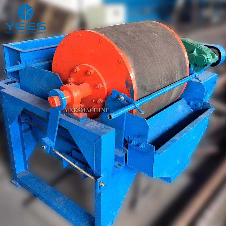 Heavy Mineral Processing Equipment Wet Magnetic Separator With Rotary Drum