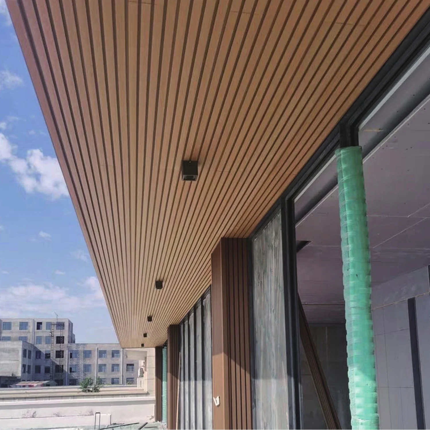 And summer housesNew Listing Wooden Grain Exterior wpc ceiling decorative wpc siding wood plastic composite wall panel