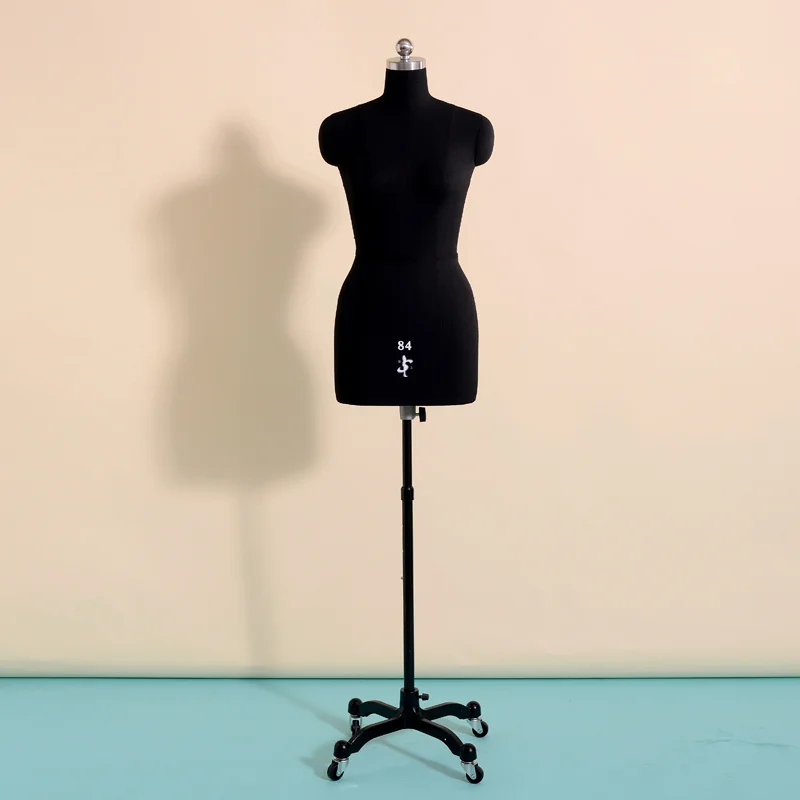 Mannequins  Female Torso for Sewing, Wheeled Half Dress Form for Women Jewelry Wedding Dress Lingerie