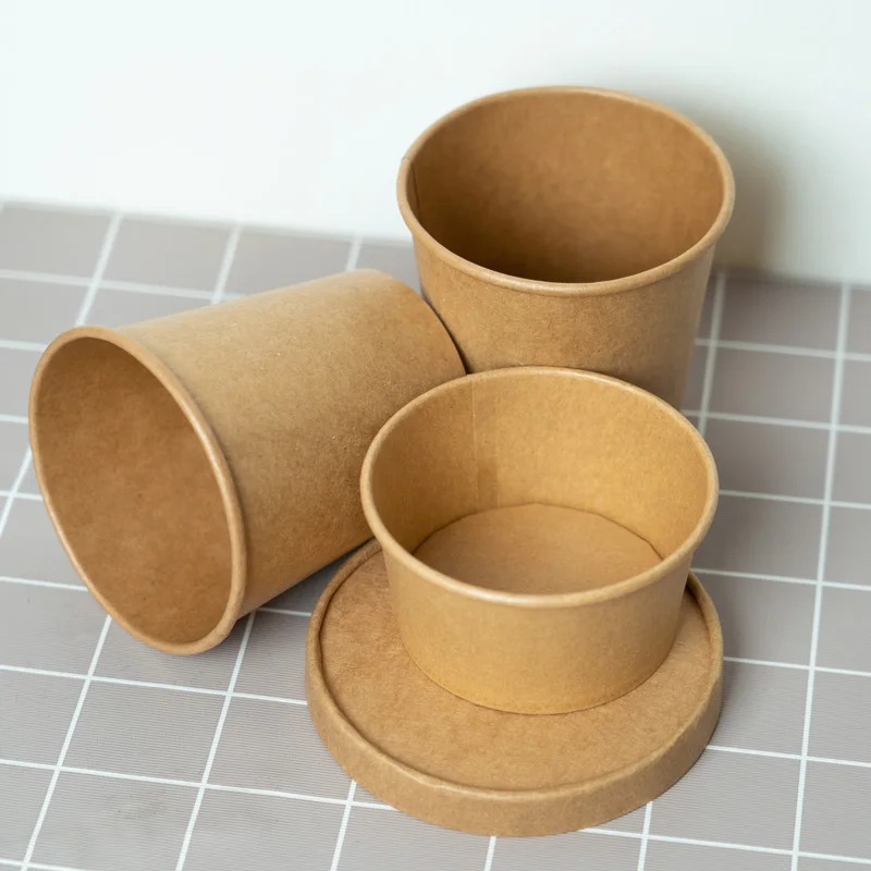 Одноразовая бумажная Салатница 25 унций с пла/ПЭ покрытием 750 мл