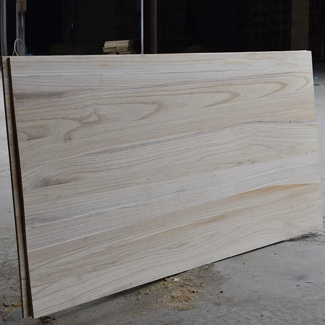 Hot sale paulownia solid wood planks board furniture paulownia timber wood price