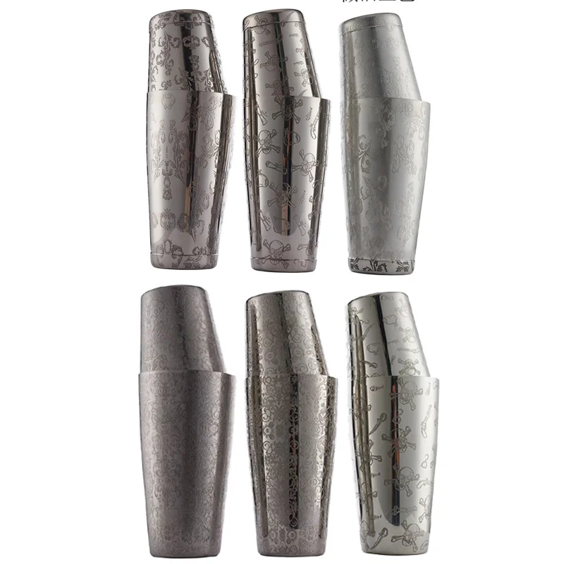 RTS 28/18oz  Hot selling cocktail shaker Bar tools New Products bar shaker 18/8 Stainless Steel Cocktail Shaker for bar and home