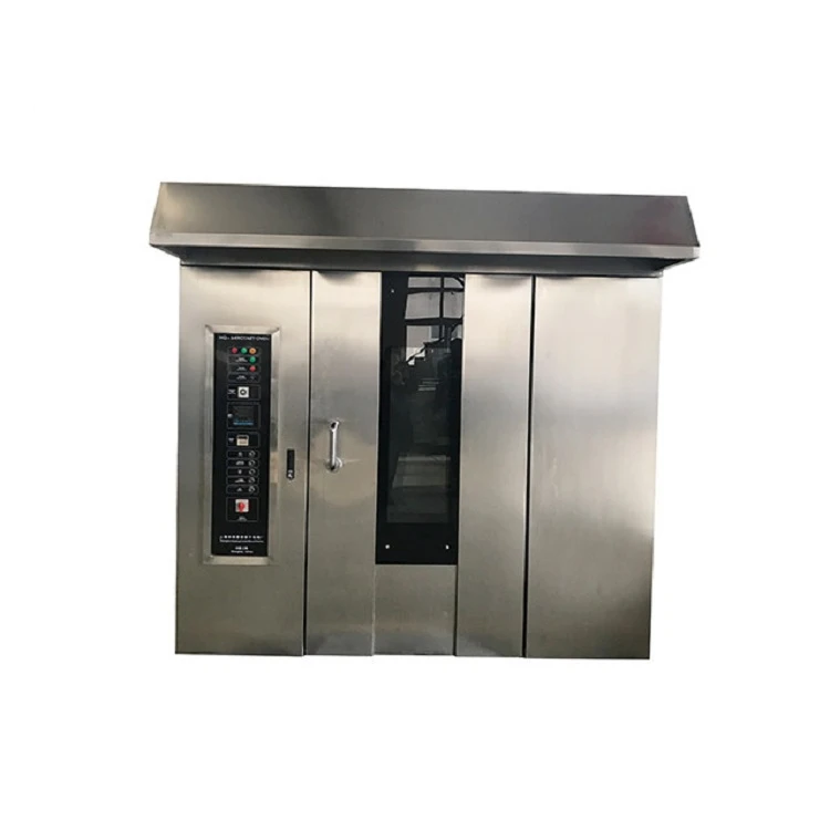 Customizable fully automatic controlled rotary oven with three heating methods