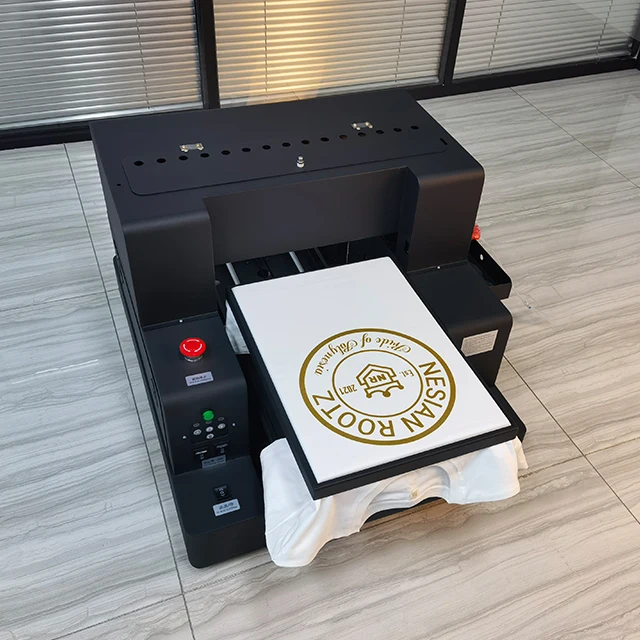 DTG Garment Digital Flatbed T-Shirt Printer For Tshirt  Direct Textile Material A4 A3  TG Printer