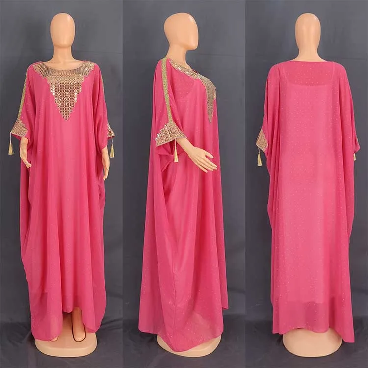 High Quality Customisable Silk Abaya for Women Modest Traditional Clothing for Adults Breathable Evening Gown-Wholesale