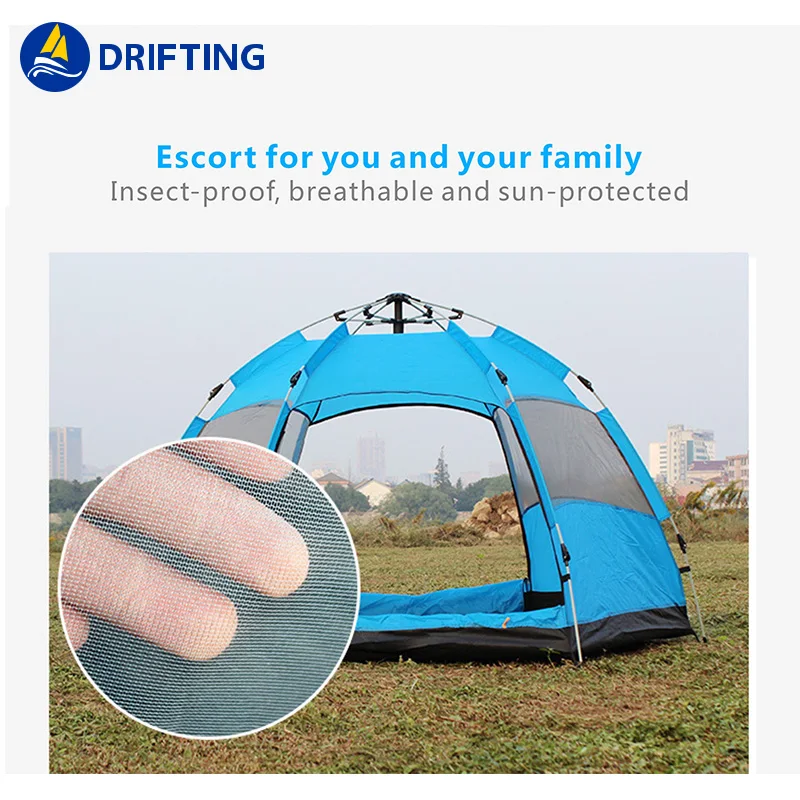 
Comfortable Portable Waterproof Folding Permanent Outdoor Camping Canopy Canvas Safari Tents For 1-2 People 