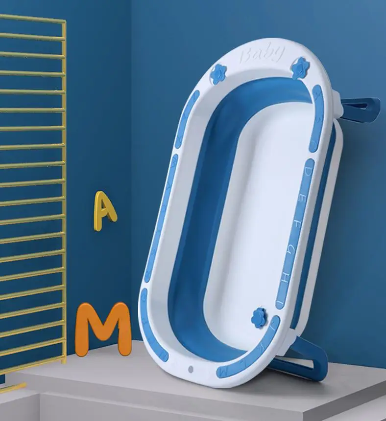 Распродажа 2021, складная ванна большой емкости, сидячая и Лежащая Детская ванна для купания малышей