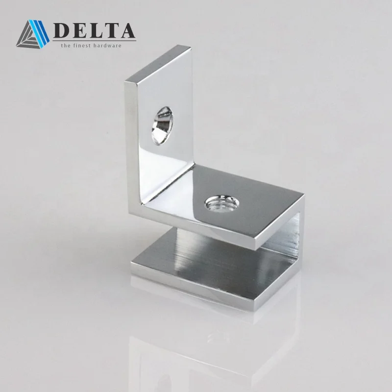 High quality brass glass connector clamp bracket Suitable for 90 degree wall to glass