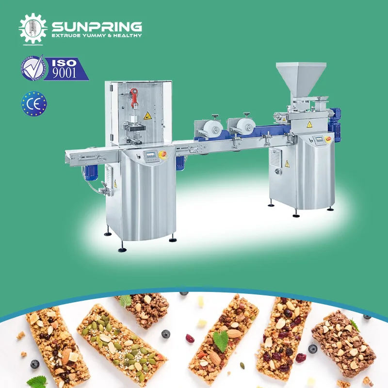 SunPring peanut candy making machine automatic small energy protein bar making machine peanut candy making machine