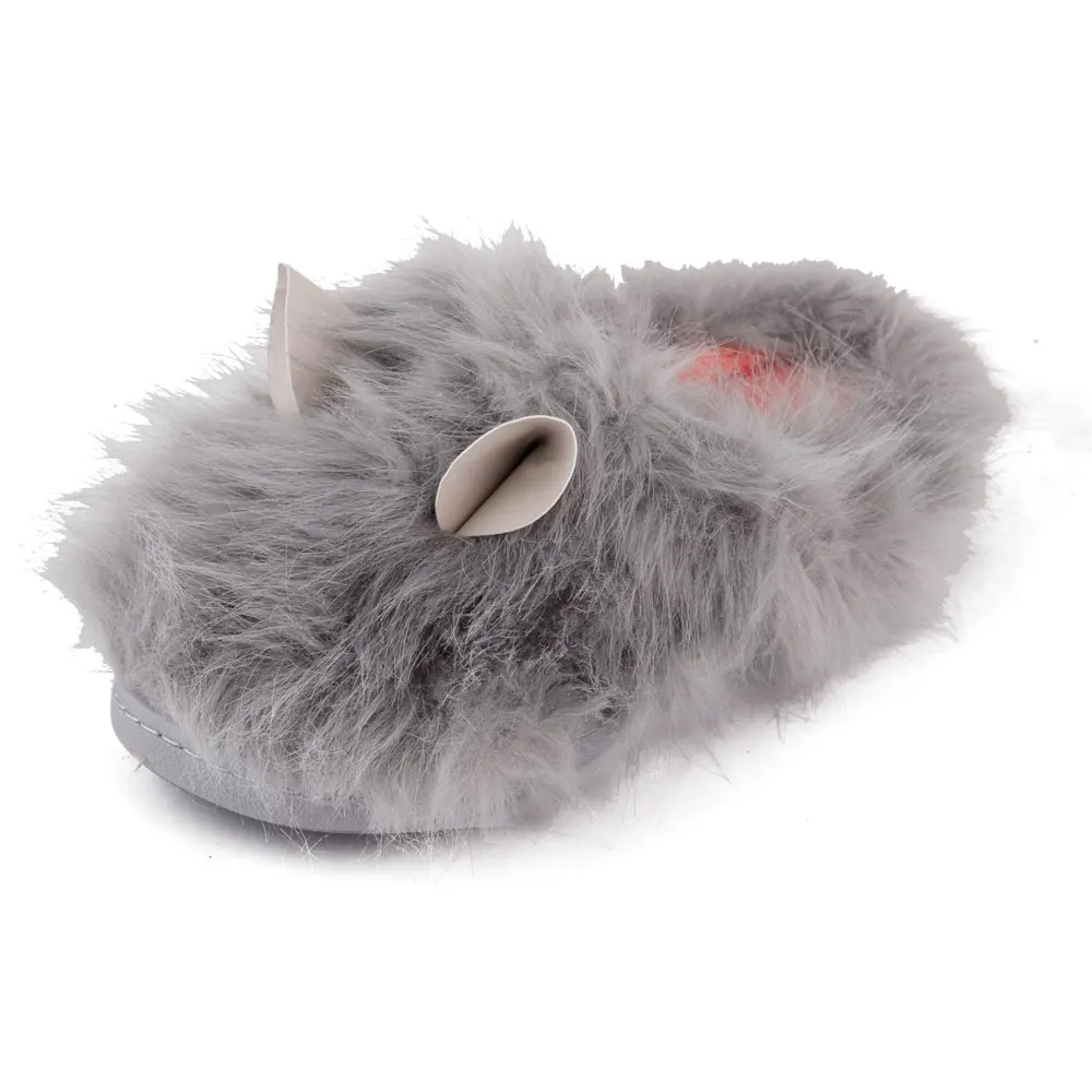 cute novelty slippers closed toe slippers with plush insoles plushies slippers