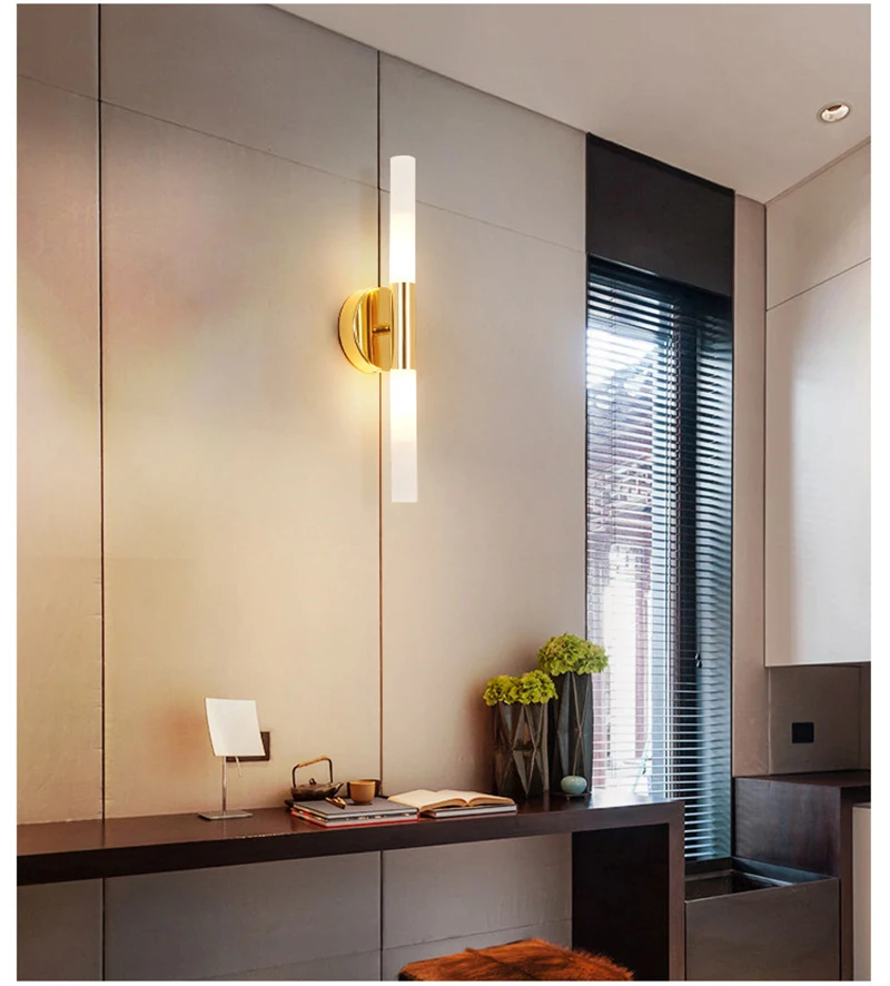 
Modern Metal Up and Down LED Wall Lamp Lights Fixture for Bedroom Foyer Washroom Living Room Toilet Bathroom Wall Sconce Lamp 