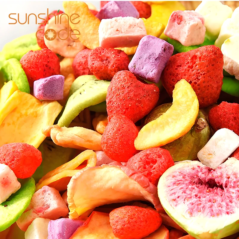 Sunshine Code Dried Mixed Fruits And Vegetables For Snack Frozen Dried Fruit Mixed