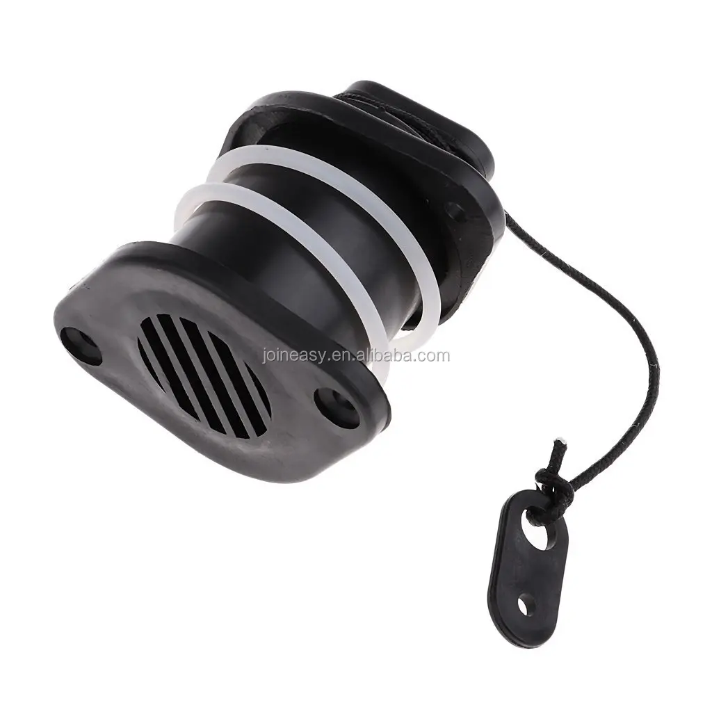 Boat Scupper Valve Outlet PVC Water Drain Plug for Inflatable Dinghy Kayak Etc Boat Accessories Marine